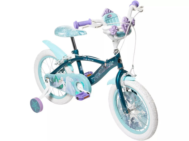 DISNEY FROZEN 16-INCH KID'S BIKE, BY HUFFY, AGED 5-7 YEARS, BLUE