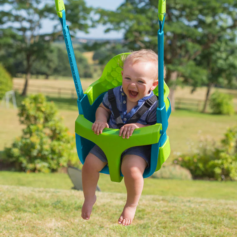 TP Forest Toddler Wooden Quadpod Swing Set & Slide - FSC® certified