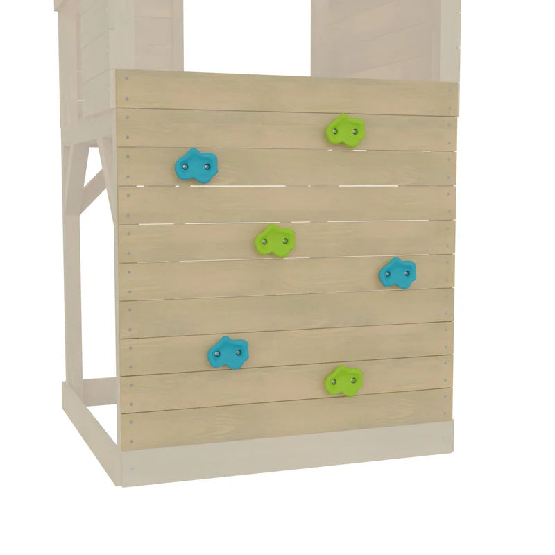 TP Treehouse Wooden Play Tower Climbing Wall - FSC® certified