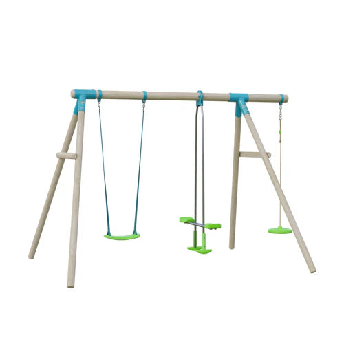 TP Sherwood Triple Wooden Swing Set - FSC® certified