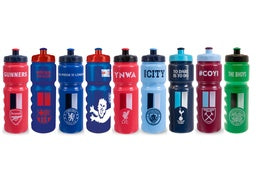 Football Club Plastic Water Bottle Assorted