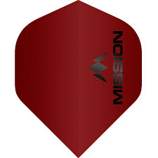 Mission Matte Red Darts Flights